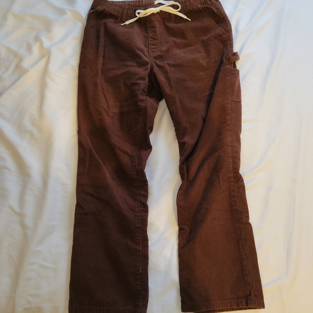 Pacsun Dark Red Corduroy Pants